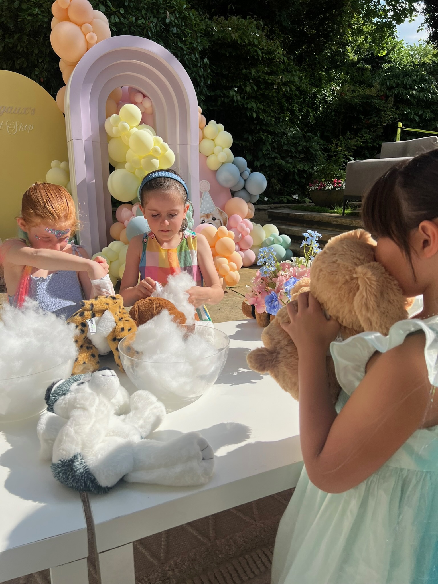 Party setup and decor at a Wonder & Dash workshop party